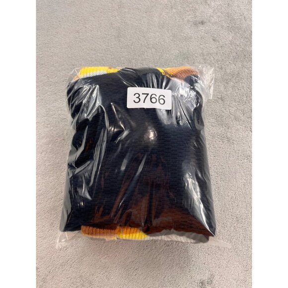 We The Free Extra Small Black Waffle Knit Sweater Striped Raglan Sleeve Y2k BOHO - Picture 14 of 14